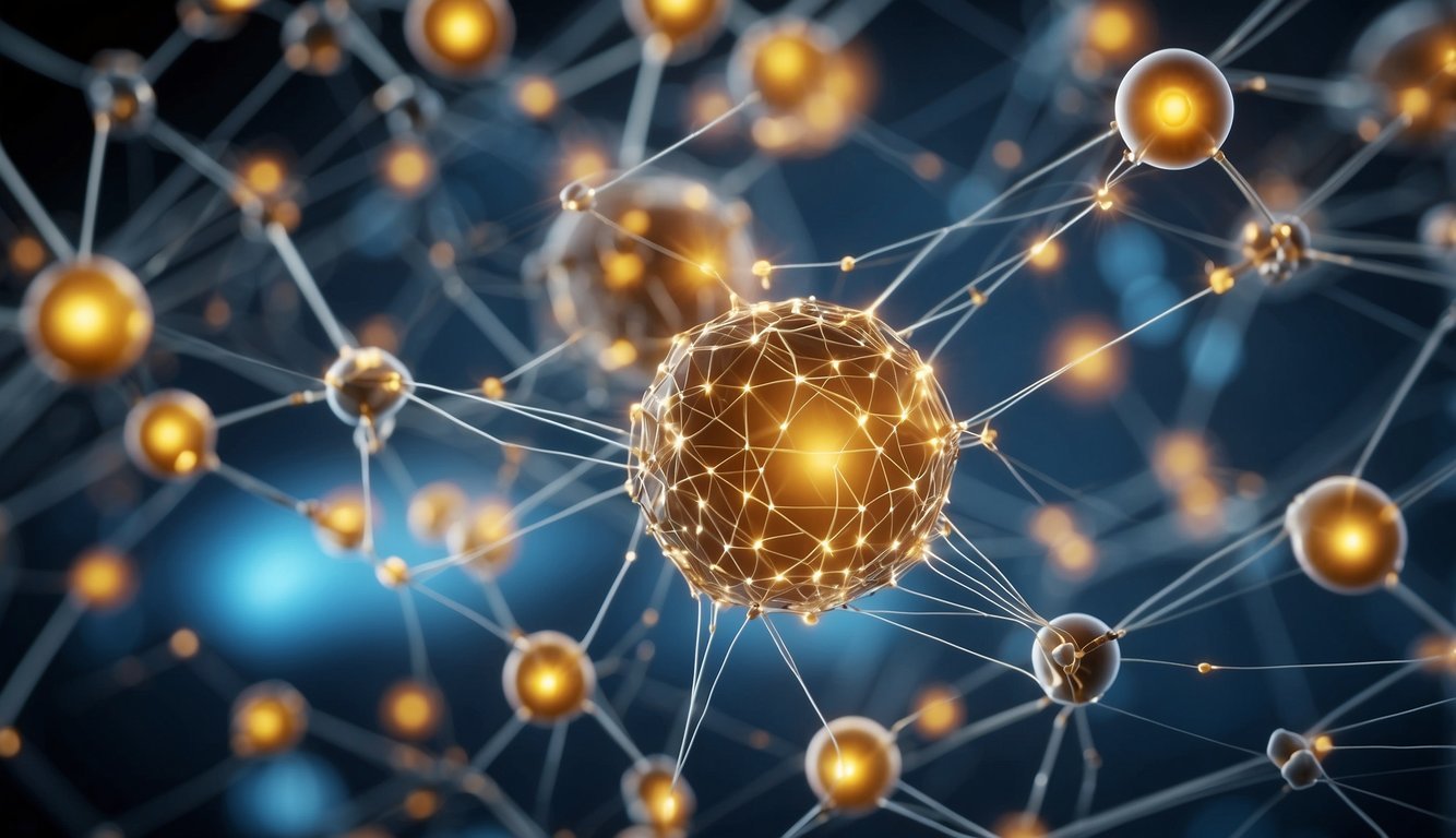 Various interconnected nodes and pathways representing the key technologies behind meta-learning