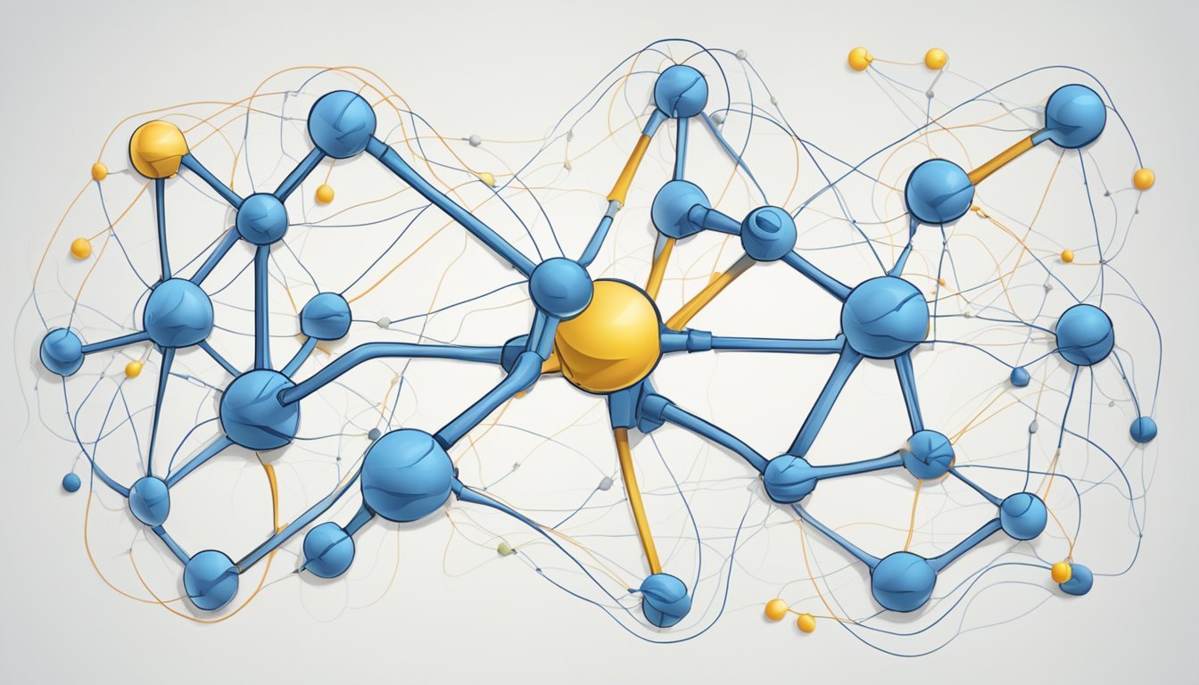 A recurrent neural network is a type of artificial neural network that uses sequential data. It can be depicted as a network of interconnected nodes with feedback loops